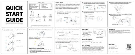 Wyze Solar Panel Installation Guide.